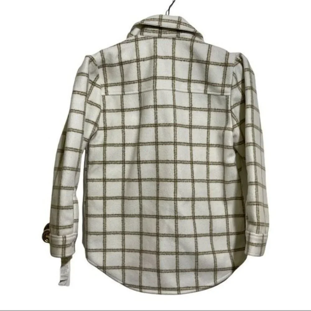 Treasure & Bond Plaid Button Down Carson Pane Boxy Women's Small Shirt J… - Picture 5 of 14